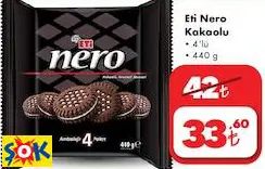 ETİ NERO KAKAOLU BİSKÜVİ ETİ NERO KAKAOLU BİSKÜVİ